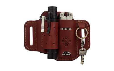 1791 GUN LEATHER EDC HEAVY DUTY BURGUNDY  MULTITOOL/ ACCESSORY ORGANIZER