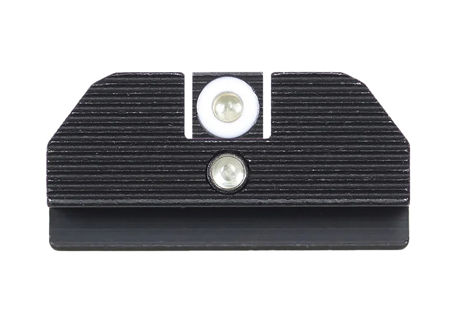 Night Fision GLK001015WGZ Student Of The Gun Accur8 For Glock Green Tritium White Outline Front Sight-Green Tritium Black Ring Rear Sight Glock 17/17L/19