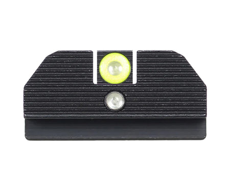 Night Fision GLK001015YGZ Student Of The Gun Accur8 For Glock Green Tritium Yellow Outline Front Sight-Green Tritium Black Outline Rear Sight Glock 17/17L/19