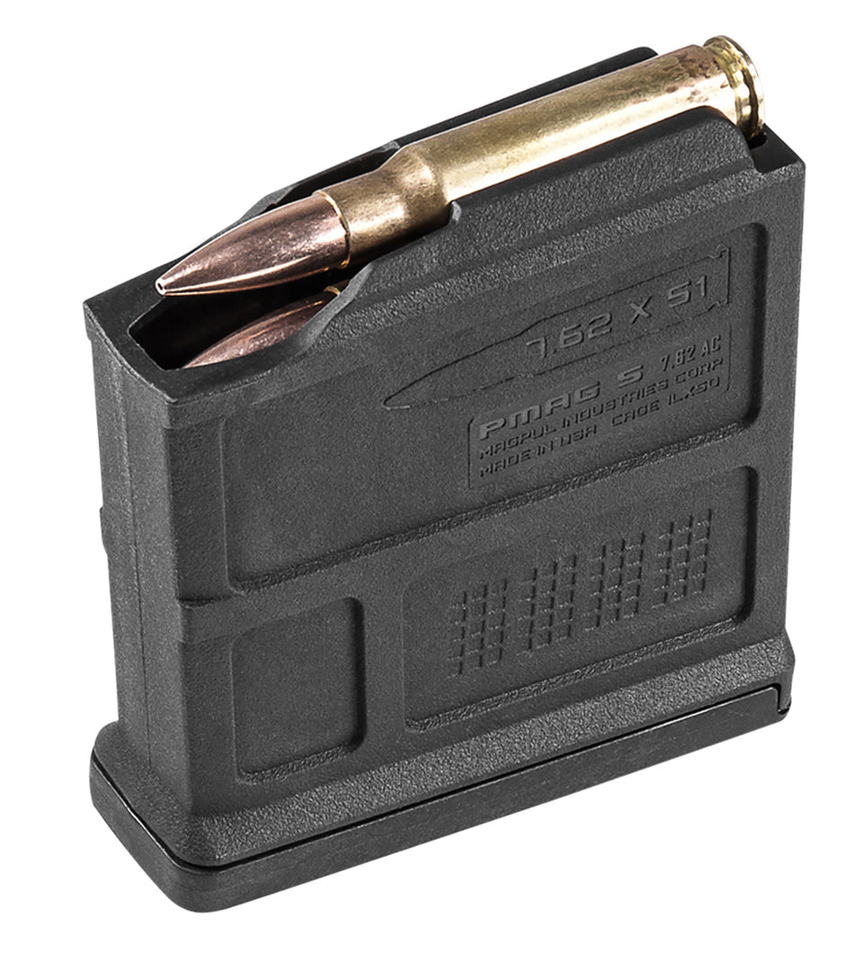 Magpul MAG549BLK PMAG Black AICS 5rd 6.5 Creedmoor/308 Win/7mm-08 Rem/260 Rem/243 Win/7.62x51mm NATO for Short Bolt Action Rifles