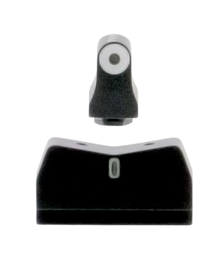 XS Sights GL0004S5 DXT Big Dot Night Sights fits Glock Black | Green Tritium White Outline Front Sight Green Tritium White Outline Bar Rear Sight
