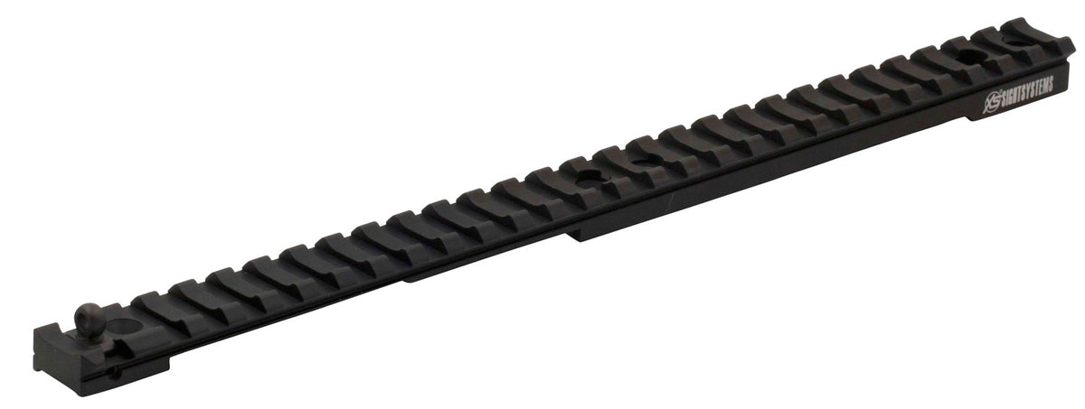 XS Sights RU5000RN GunSite Scout Rifle Scope Mount with Integrated Ghost Ring Black Anodized 0 MOA