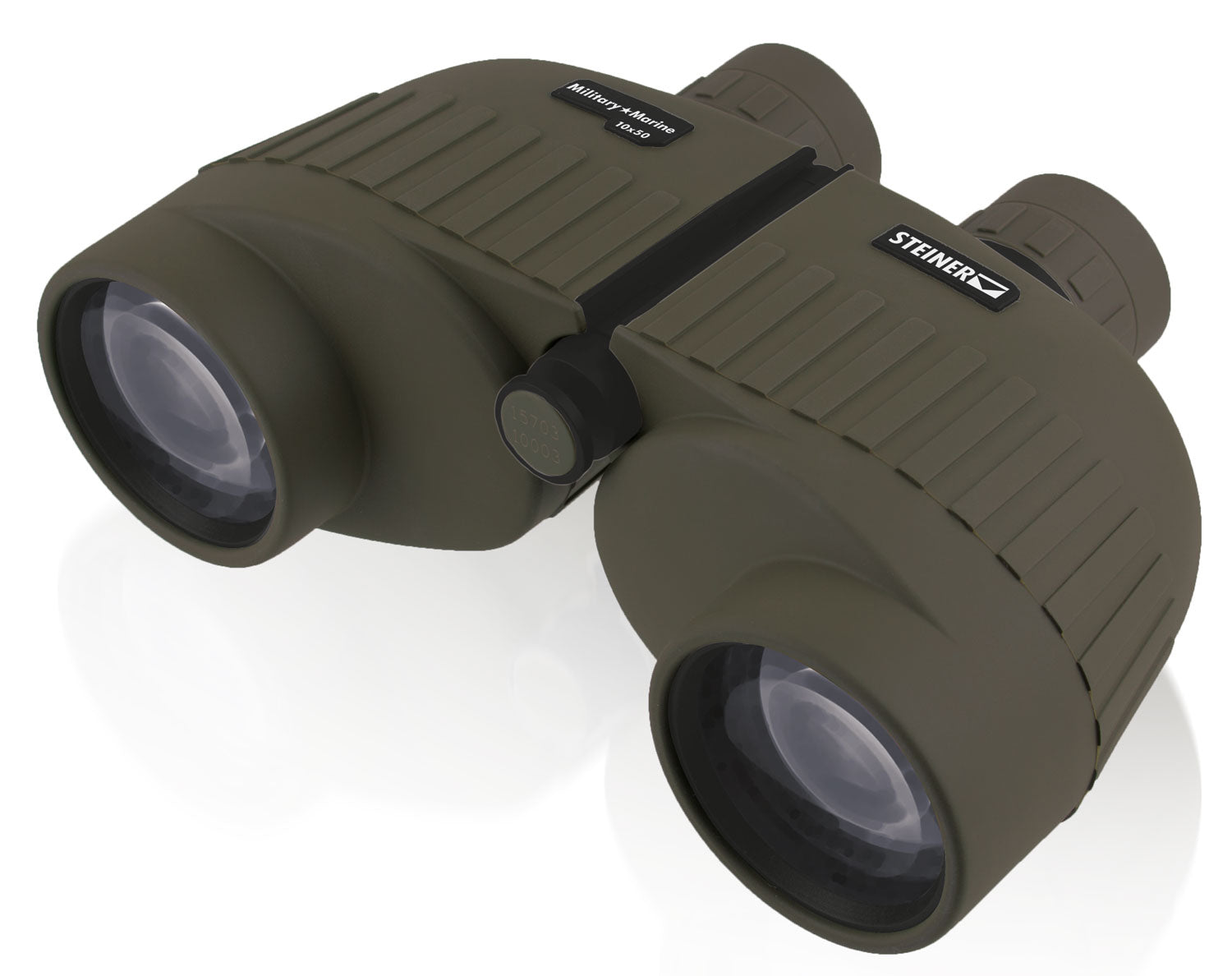 Steiner 2035 Military-Marine 10x50mm Porro Prism, Sports-Auto Focus, OD Green Makrolon w/Rubber Armor