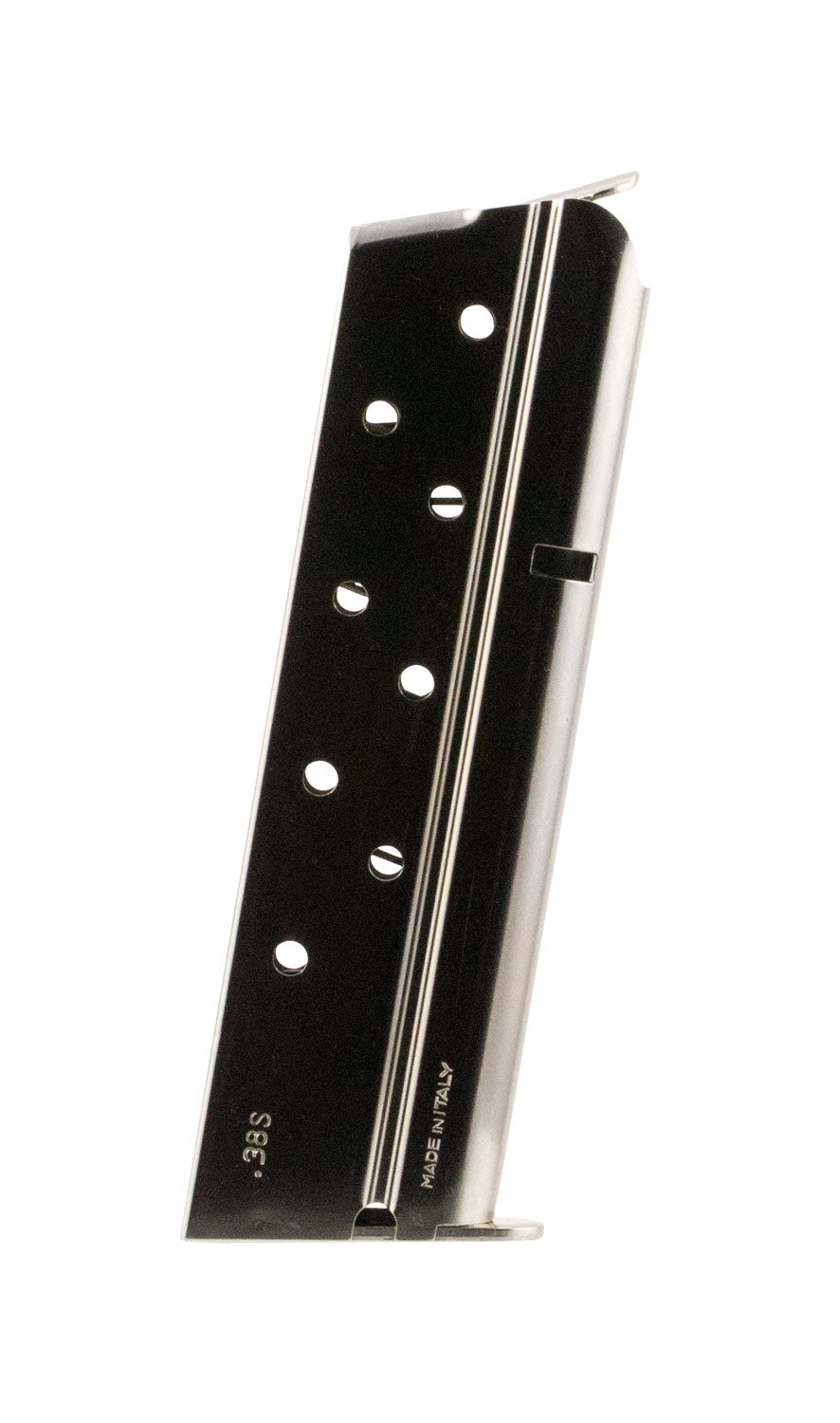 Rock Island MGCGOV38N 1911 9rd 38 Super Nickel Metal