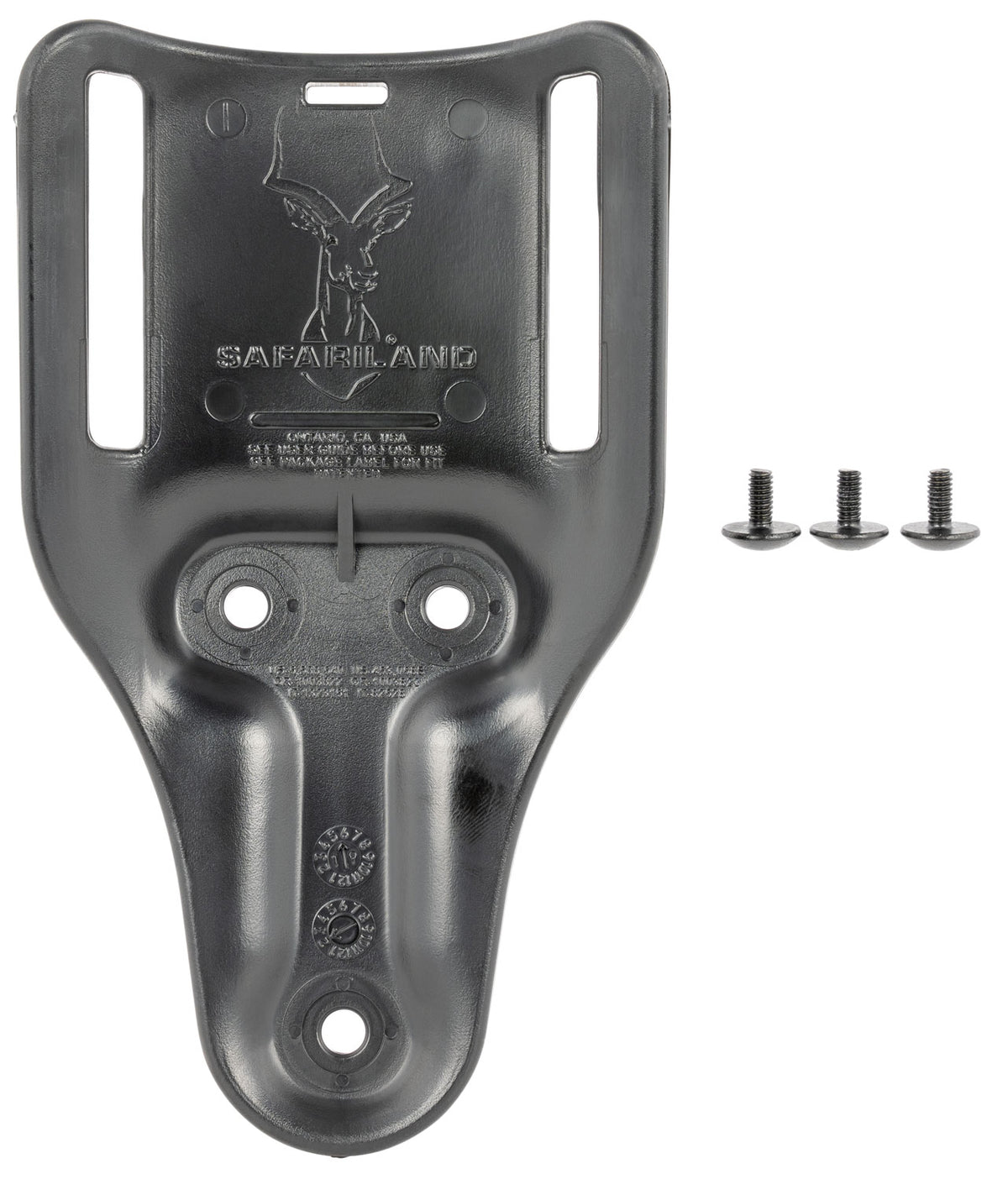 Safariland 6070UBL22 Mid-Ride Universal Belt Loop 2" Black Belt Mount
