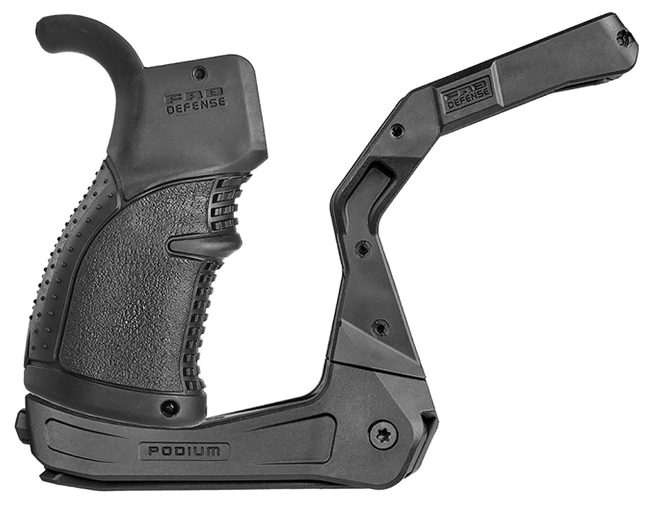 FAB Defense FXARPODB AR-Podium Bi-Pod for AR-15/ M16 Black Polymer Includes AGR-43 Pistol Grip