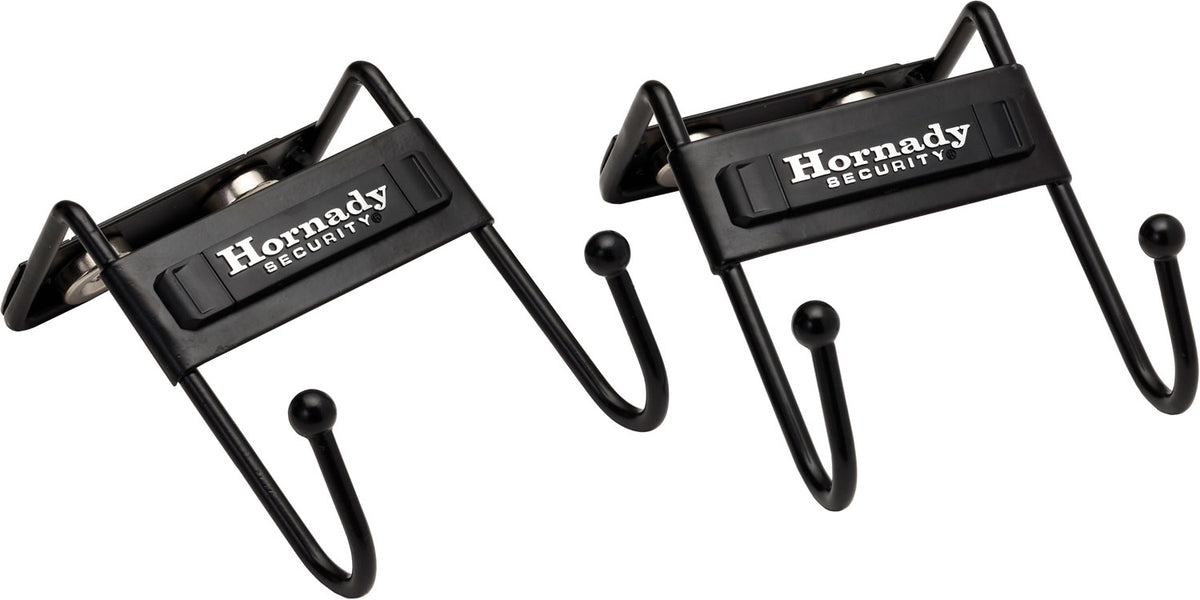 Hornady 95911 Magnetic Safe Hook Metal Black 2 Pack
