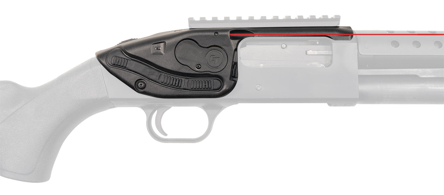 Crimson Trace 0178101 LaserSaddle Fits Mossberg 500, 590/Shockwave 590 Red Laser