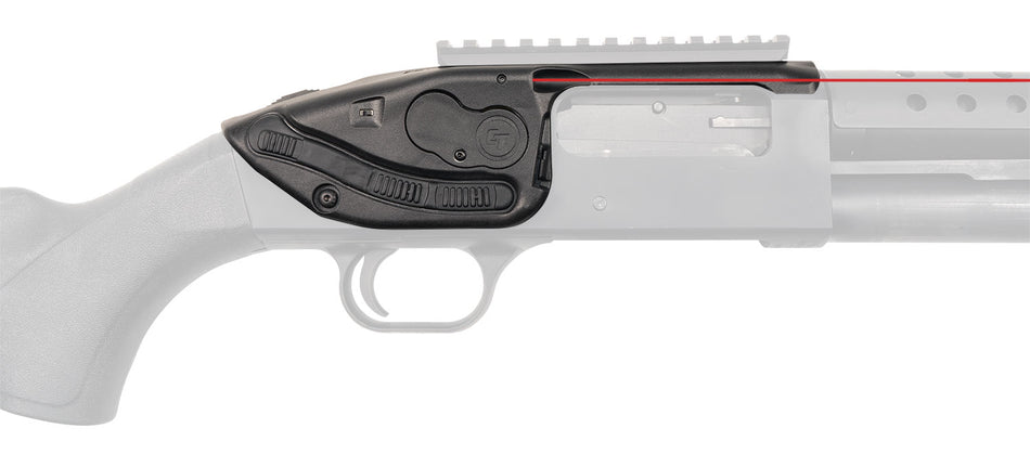 Crimson Trace 0178101 LaserSaddle Fits Mossberg 500, 590/Shockwave 590 Red Laser
