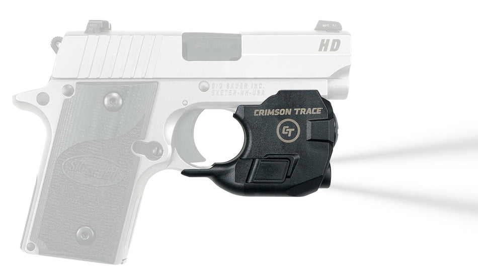 Crimson Trace 0183201 Lightguard Polymer Sig P238/P938, 110 Lumens White LED, Trigger Guard Mount