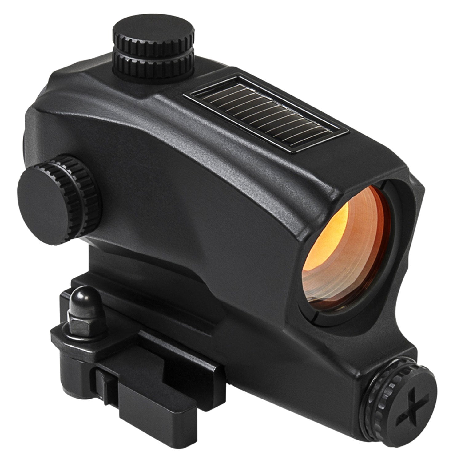 NcStar VDBSOL130 SPD Solar Reflex Sight Black Anodized 1 x 27 mm 2 MOA Red Dot Quick Release