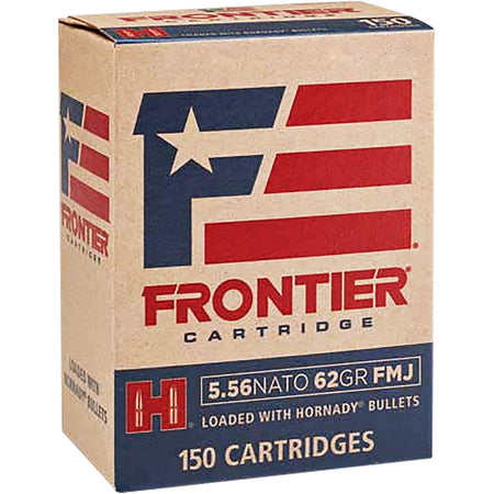 Frontier Cartridge 5.56x45mm NATO Lake City Military Grade 62gr FMJ Ammo