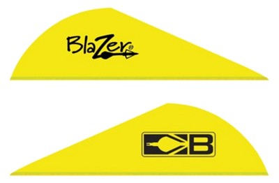 BOHNING BLAZER VANES 2" SOLID NEON YELLOW 100PK