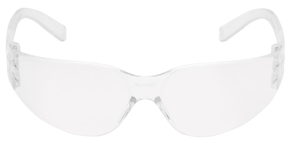 Pyramex S4110S Intruder Glasses Adult Clear Lens Polycarbonate Clear Frame 12 Pack