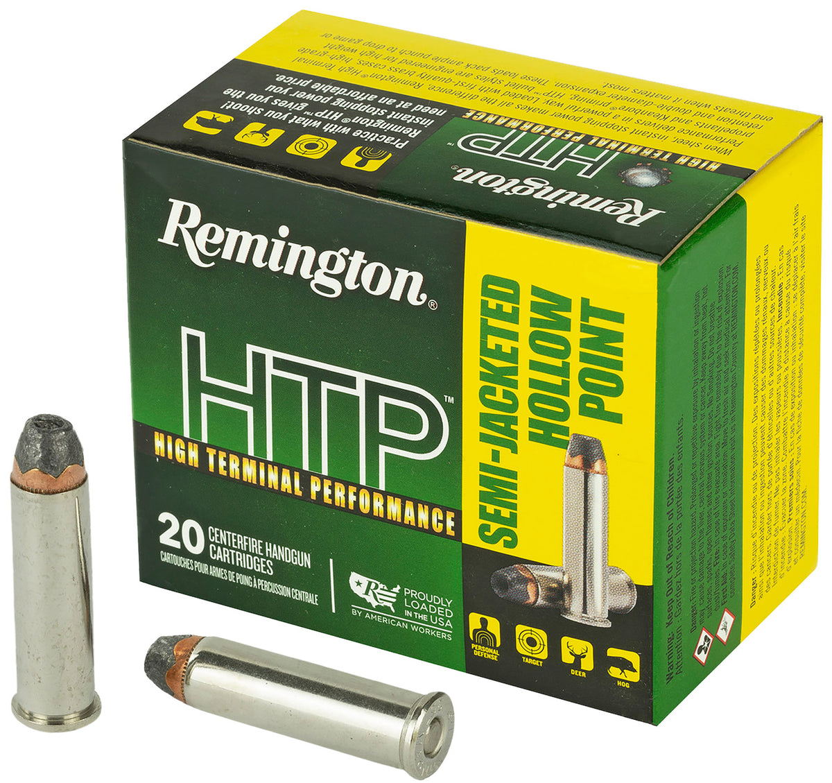 Remington .357 Magnum HTP 158gr SJHP Ammo