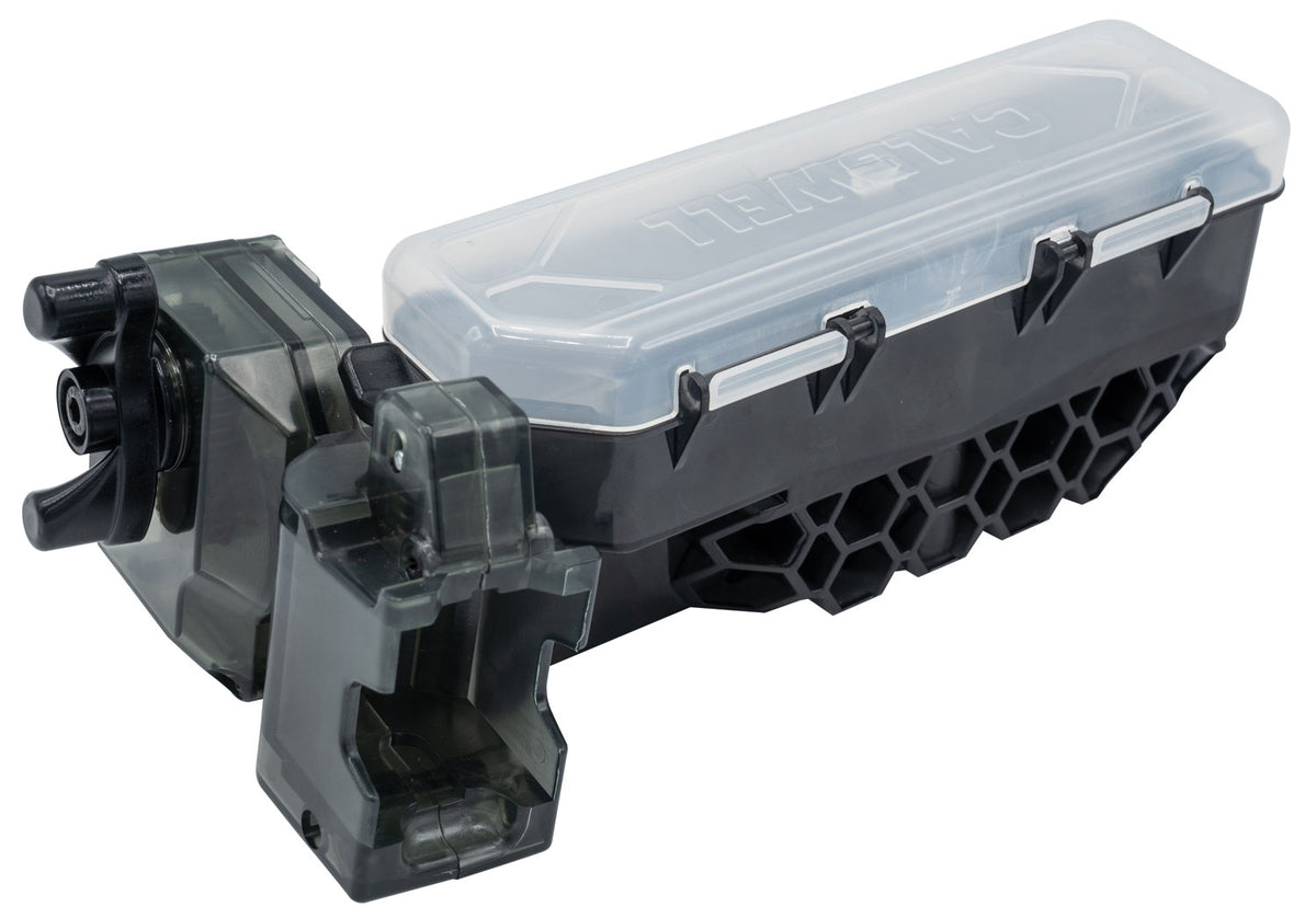 Caldwell 1099117 Magazine Charger Rotary 22 LR 100rd Compatible w/T/CR & 10/22 Magazines Black Polycarbonate