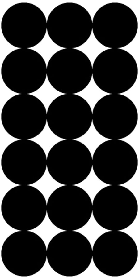 Pro-Shot P216 SplatterShot Repair Pasters Black 1" Self-Adhesive 216 Pasters