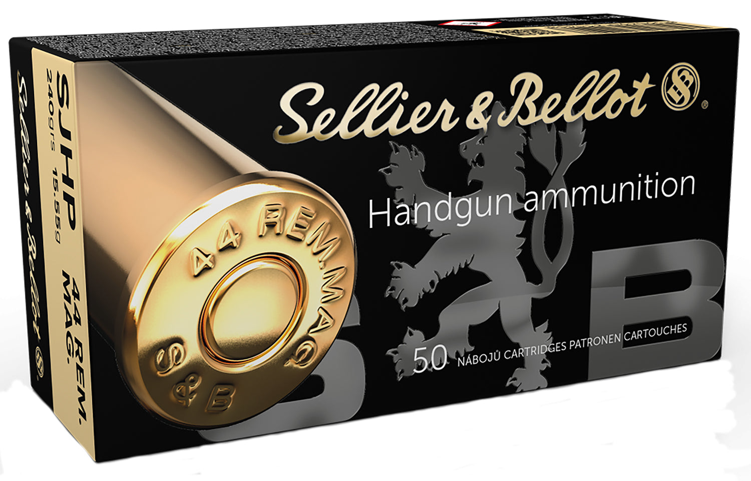 Sellier & Bellot .44 Magnum 240gr SJHP Ammo