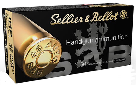 Sellier & Bellot .45 ACP 230gr JHP Ammo