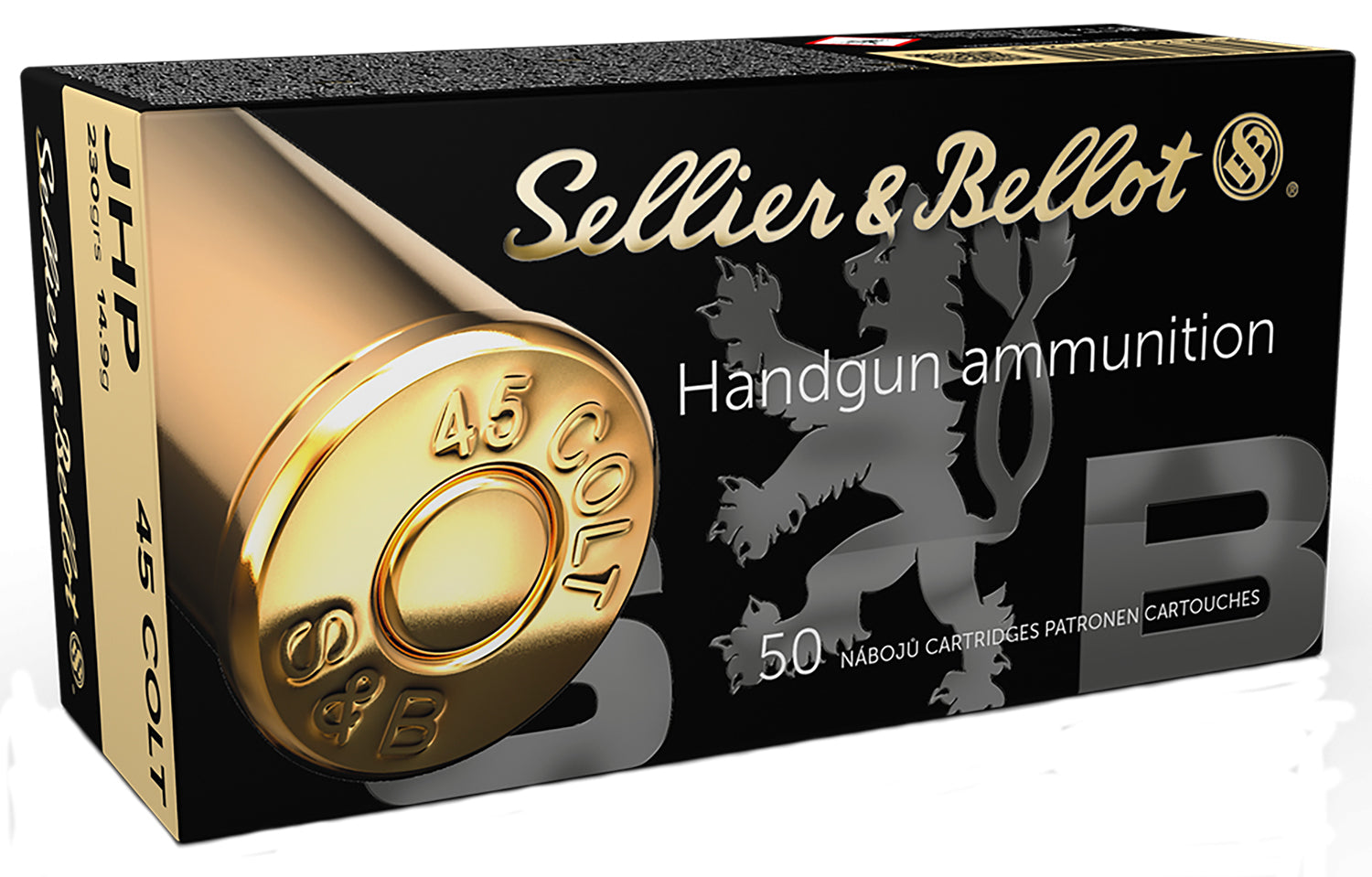 Sellier & Bellot .45 Long Colt  230gr JHP Ammo