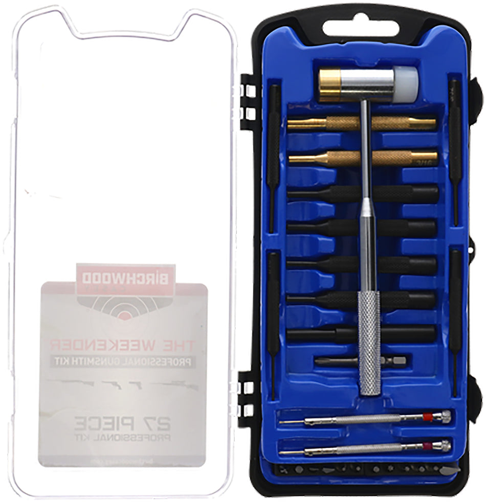 Birchwood Casey 42021 Weekender Professional Gunsmith Kit Blue 27 Pieces