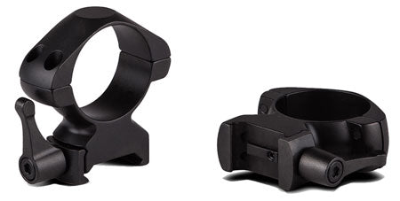 Konus 7409 Steel Rings Matte Black 30mm Quick Release High 0 MOA