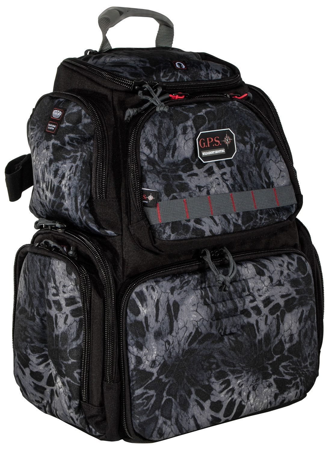 GPS Bags 1711BPPMB Handgunner PRYM1 Blackout 1000D Nylon Holds 4 Handguns