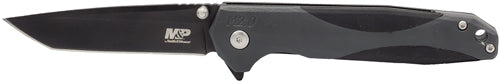 S&W KNIFE M&P M2.0 2-TONE CLIP FOLDER 3.5" TANTO FNGR FLIPPER