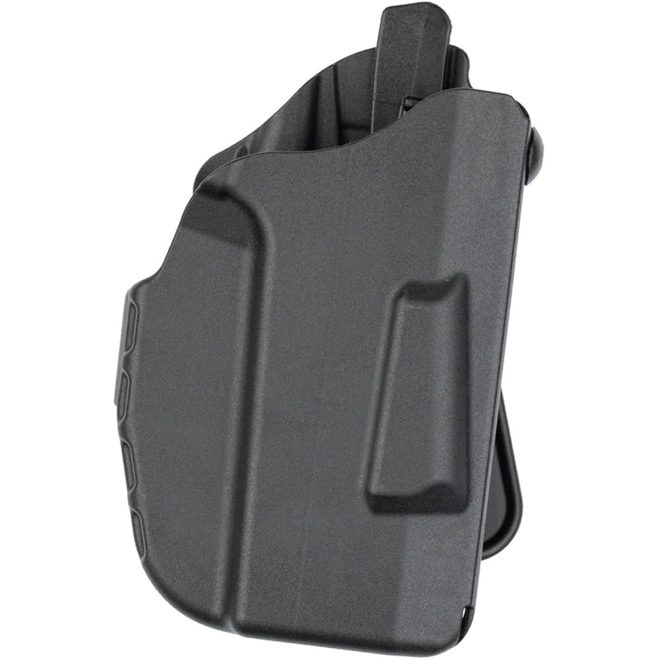 Safariland 7371 7TS, ALS, Automatic Locking System, Outside the Waistband Paddle/Belt Loop Holster, Fits Glock 43/43X/43X MOS/and Springfield Hellcat, Plain Finish, Black, Right Hand 7371V2-895-411