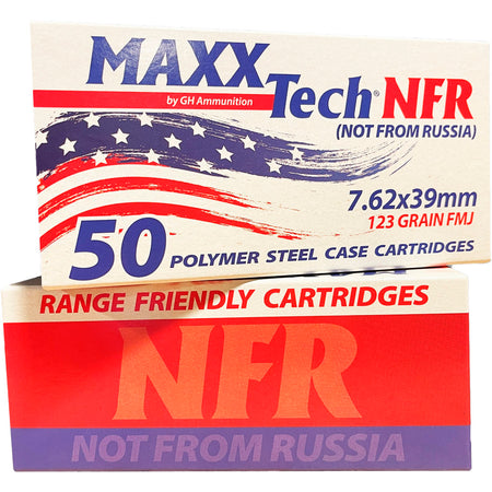 MaxxTech 7.62x39mm NFR 123gr FMJ Ammo