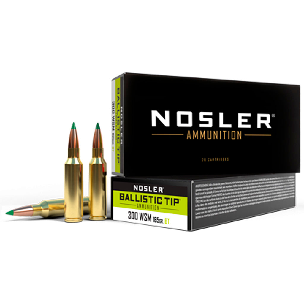 Nosler .300 Winchester Mag Ballistic Tip 165gr PolyTip Ammo