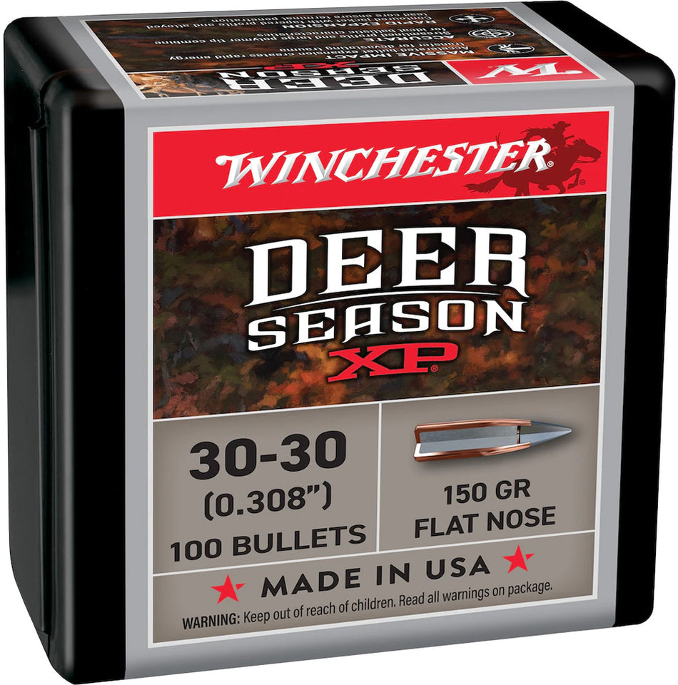 Winchester Deer Season XP Rifle Bullets 30-30 WIN 150 gr 100/ct