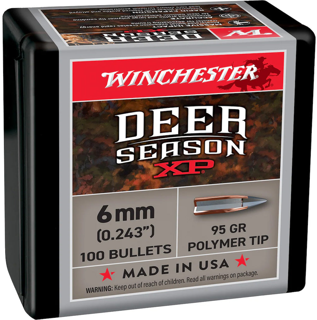 Winchester Deer Season XP Rifle Bullets 6mm 95 gr 100/ct