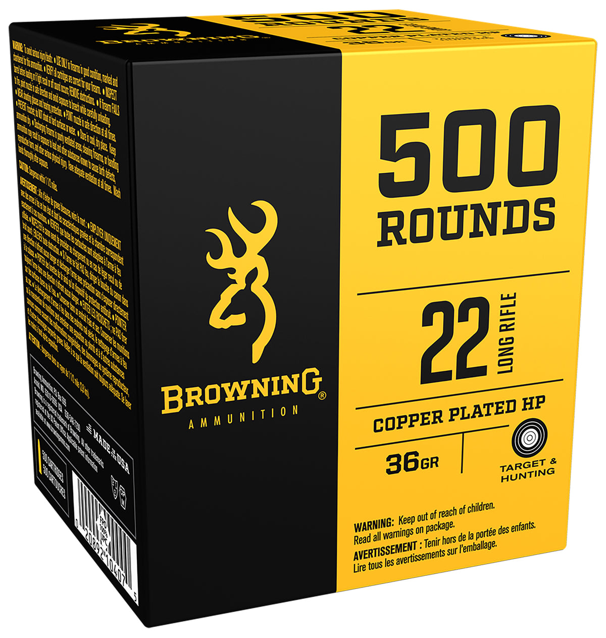 Browning  .22 Long Rifle 36 Gr JHP
