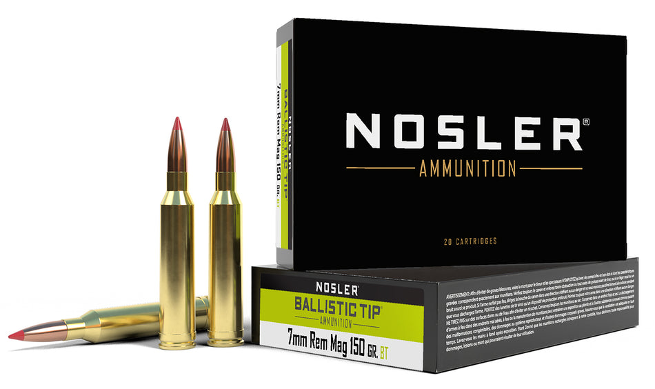 Nosler 7mm Remington Mag  150gr PolyTip Ammo