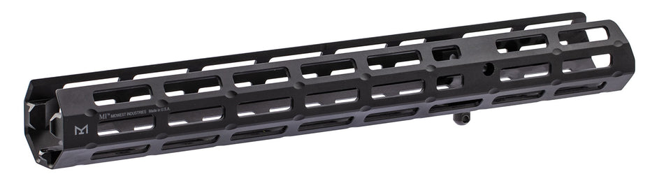 Midwest Industries MIMARMR Handguard made of Aluminum with Black Anodized Finish & 13.63" OAL for Marlin