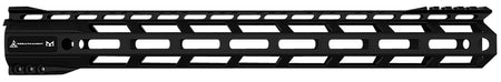 Rise Armament RA905150BLK RA-905 Handguard 15" 6061-T6 Aluminum Black Anodized with M-LOK & Picatinny Rail for AR-15