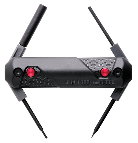 Real Avid AVGLOCK41 4-in-1 Black Handgun Tool Compatible w/Glock