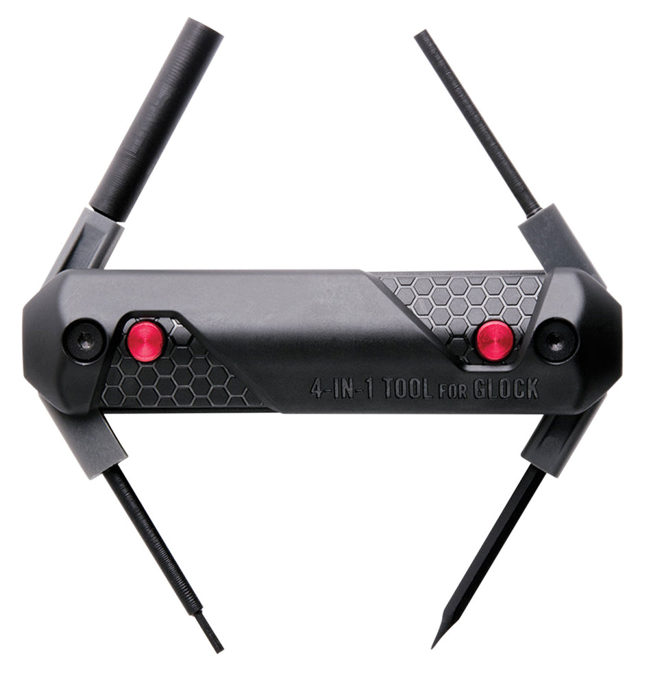 Real Avid AVGLOCK41 4-in-1 Black Handgun Tool Compatible w/Glock