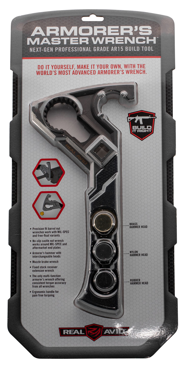 Real Avid AVAR15AMW Armorer's Master Wrench Stainless Steel AR-Platform