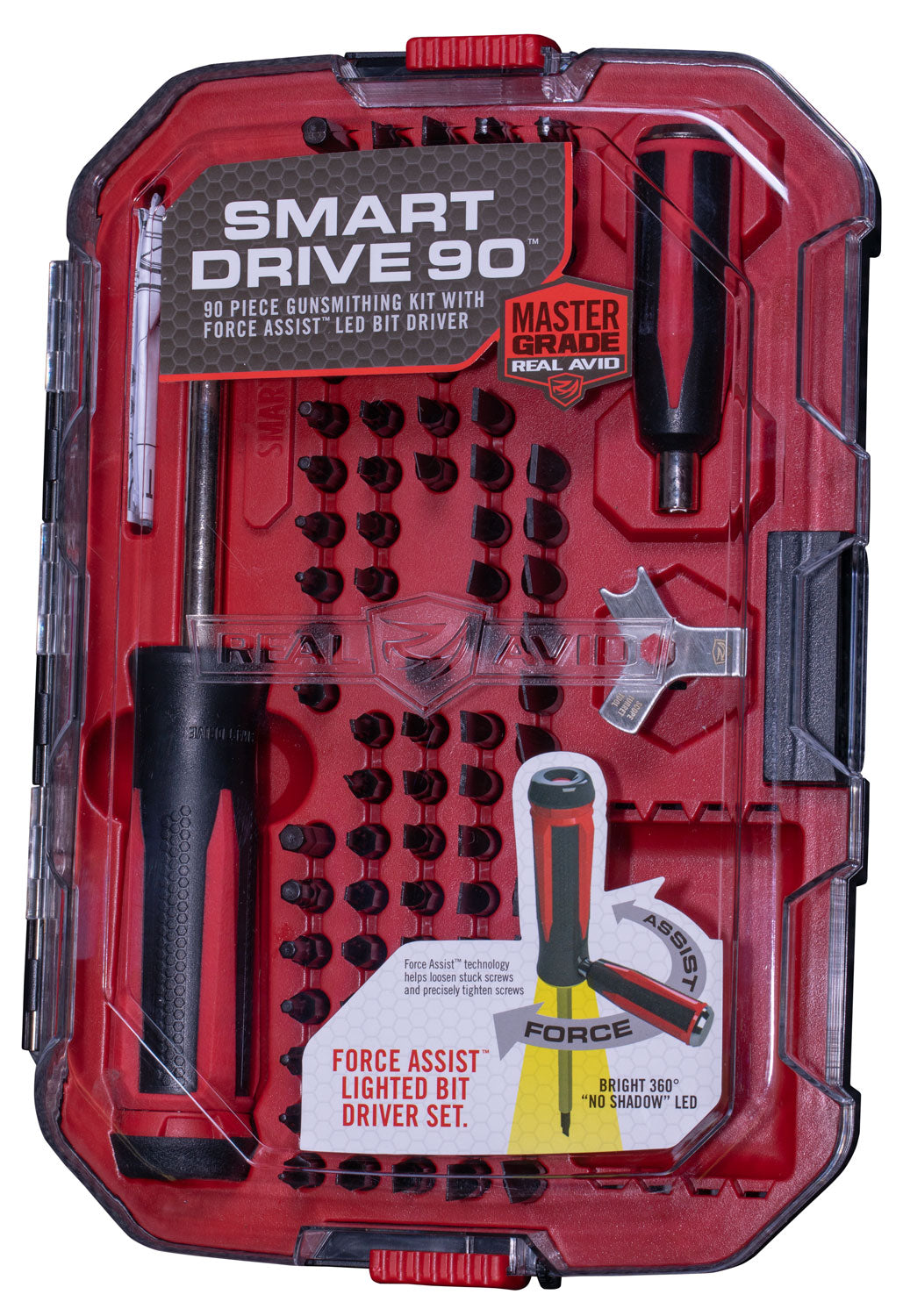 Real Avid AVSD90 Smart Drive 90 Black/Red Multiple 90 Pieces
