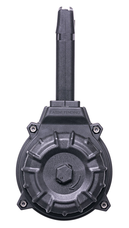 ProMag DRMA11 Standard 50rd Drum 9mm Luger Compatible w/ Glock 17/19 Black DuPont Zytel Polymer