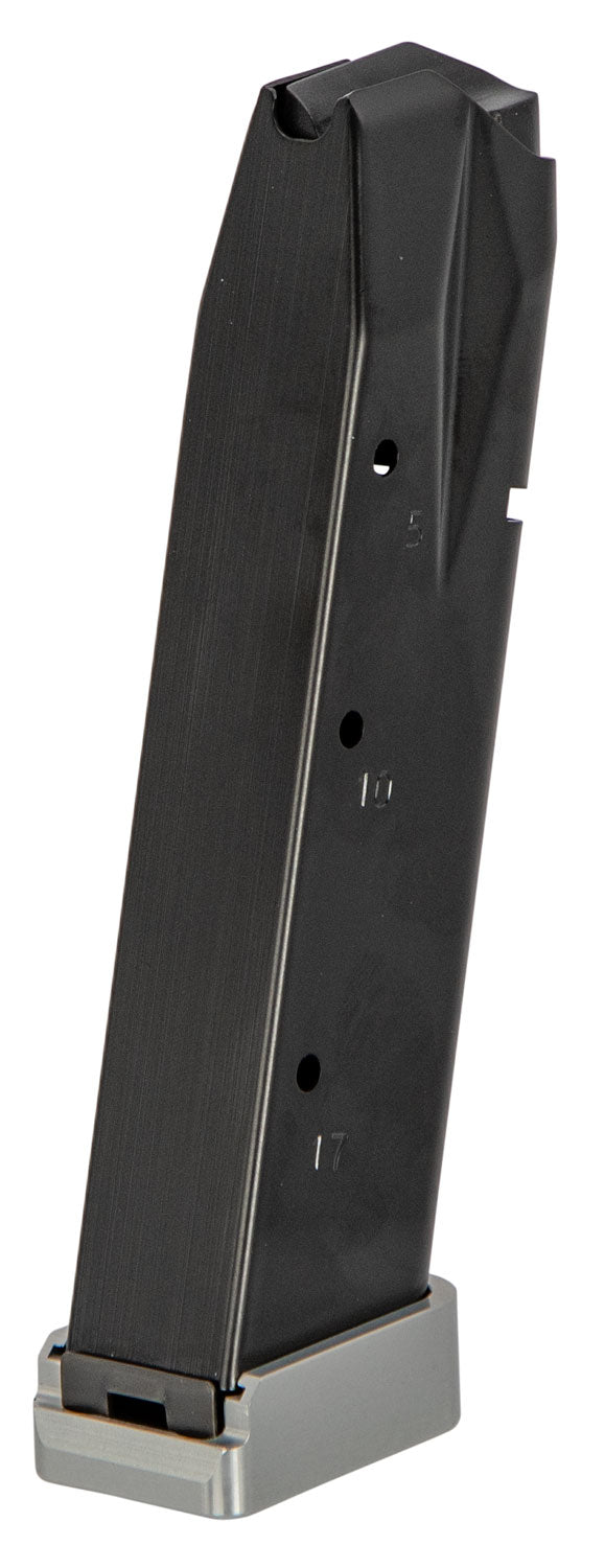 Mec-Gar MGP226X5919AFC Standard 19rd Extended 9mm Luger Fits Sig P226 X5 Blued w/Anti-Friction Coating Carbon Steel