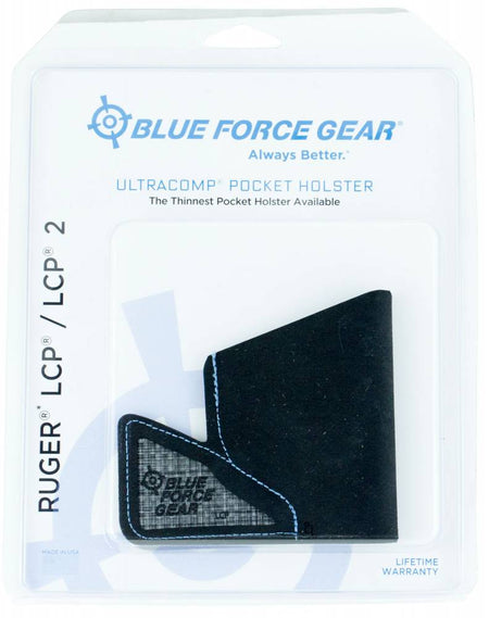 Blue Force Gear MHOLSTERLCP01BK Ultracomp Pocket Ruger LCP/LCP II Laminate Black