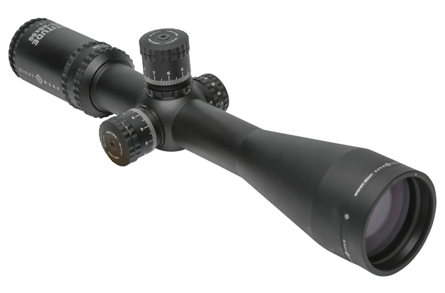 Sightmark SM13042FTR Latitude Black Hardcoat Anodized 6.25-25x 56mm 34mm Tube Illuminated Red/Green Etched F-Class Reticle