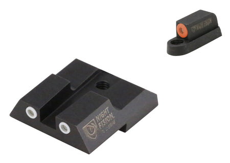Night Fision CZU076003OGWG Tritium Night Sights For CZ-USA Green Tritium Orange Outline Front Sight-Green Tritium White Outline Rear Sight CZ P-07/P-09