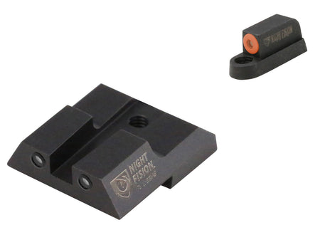 Night Fision CZU076003OGZG Tritium Night Sights For CZ-USA Green Tritium Orange Outline Front Sight-Green Tritium Black Outline Rear Sight CZ P-07/P-09