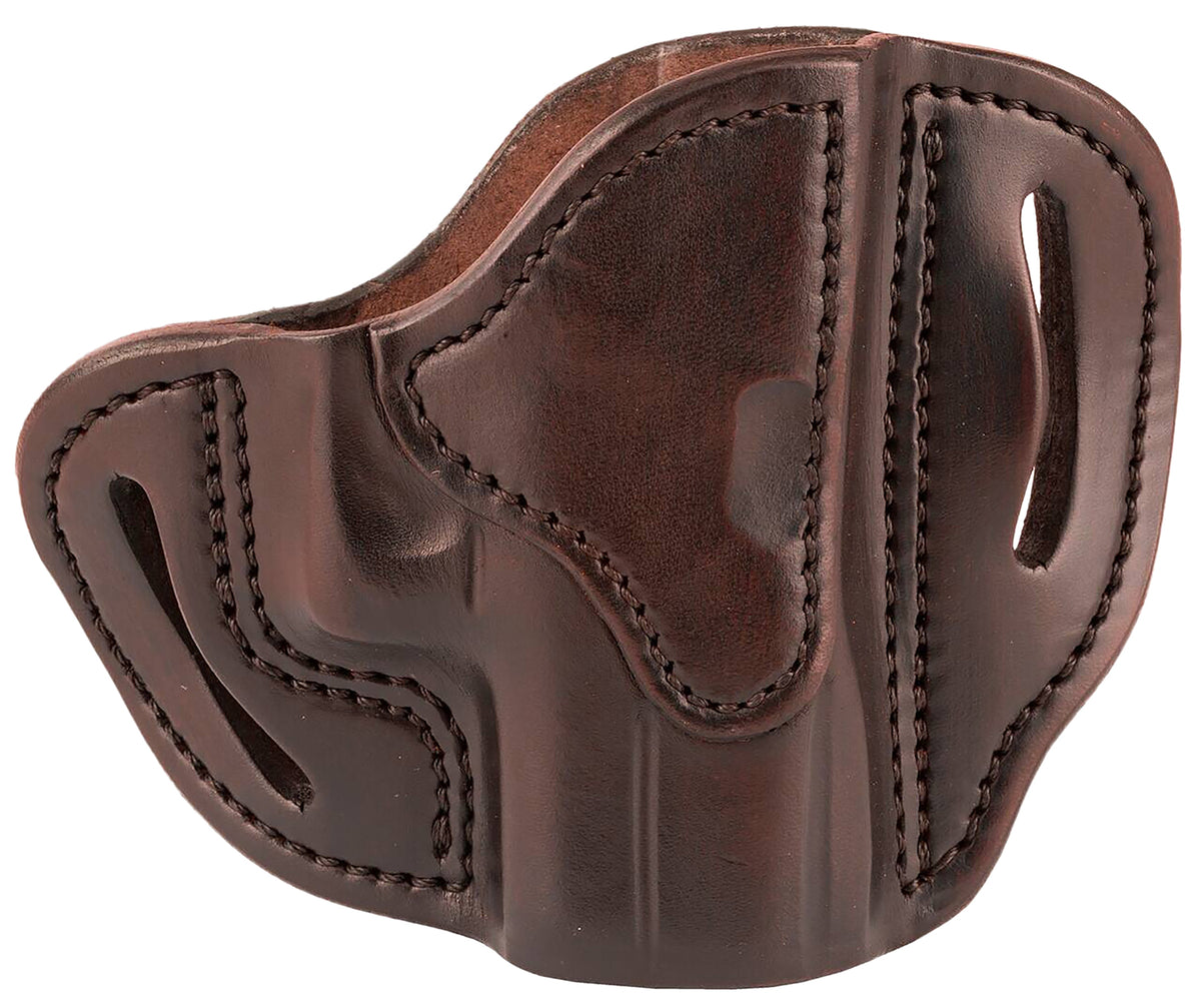 1791 Gunleather BHCSBRR BHC OWB Size C Signature Brown Leather Belt Slide Compatible w/Glock 43/Sig P365/Walther PPK Right Hand