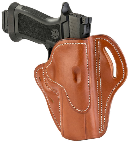 1791 Gunleather BH24CBRR BH2.4 OWB 2.4 CLassic Brown Leather Belt Slide Fits Walther PPQ/Sig P320/Springfield XD-M