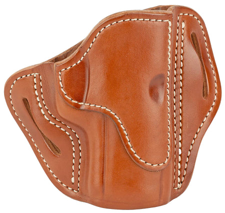 1791 Gunleather BH24SCBRR BH2.4S OWB 2.4 Classic Brown Leather Belt Slide Fits FN 509/Springfield XD-M/HK VP9SK